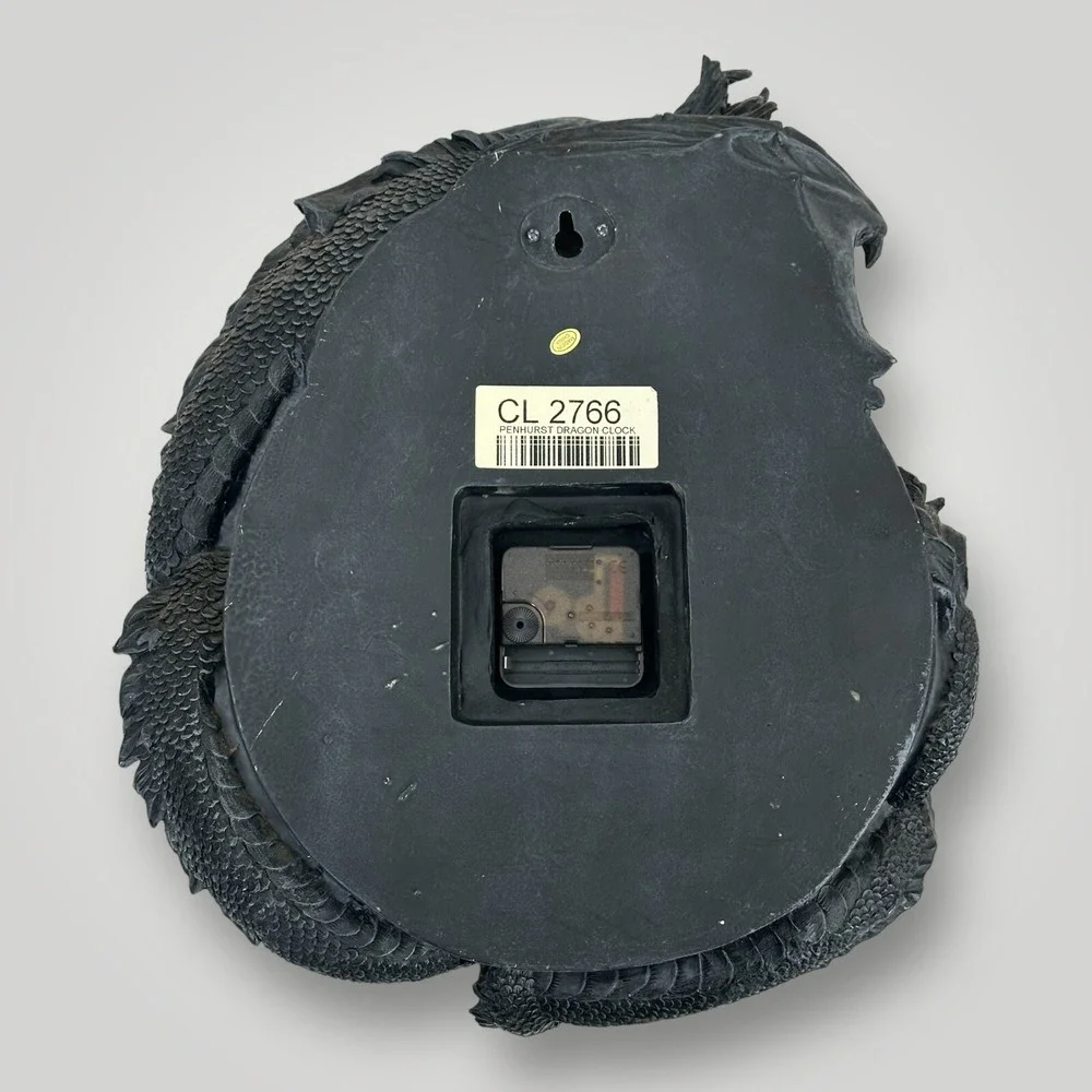 Penhurst Dragon Clock - Gothic Medieval By artist Liam Manchester TESTED & WORKS